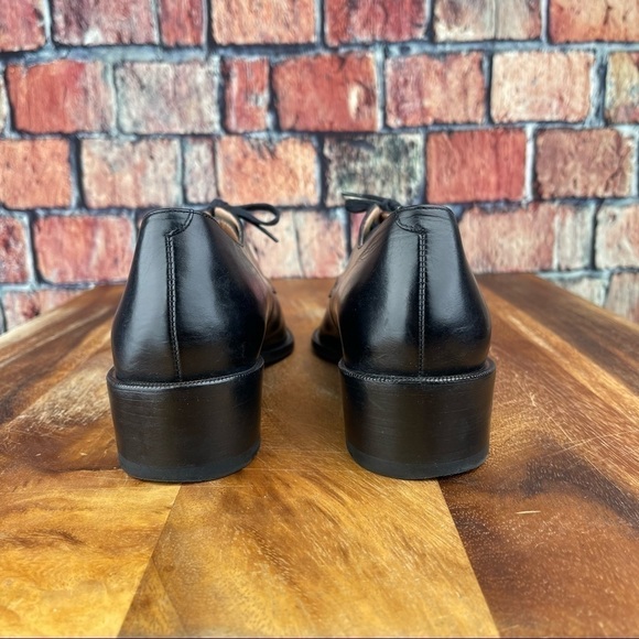 𝅺ROBERT Clergerie Paris Men’s Leather Oxfords in Black Size Men’s Fr 40.5 US 7.5 - Picture 6 of 12